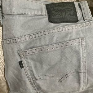 Levi’s 508 brand new- never worn. Size W-34 L-32. Grey.